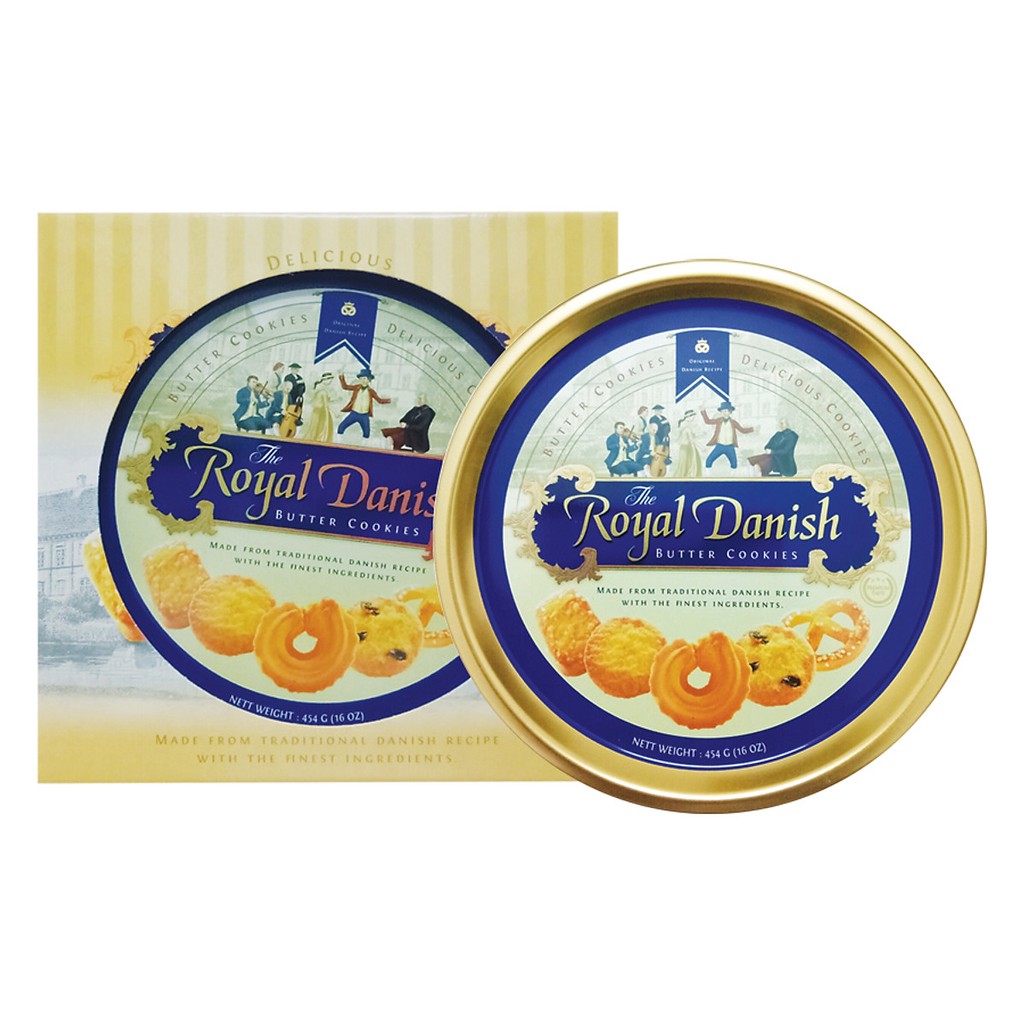 Bánh quy bơ The Royal Danish Butter Cookies 454g - Hàng phân phối độc quyền