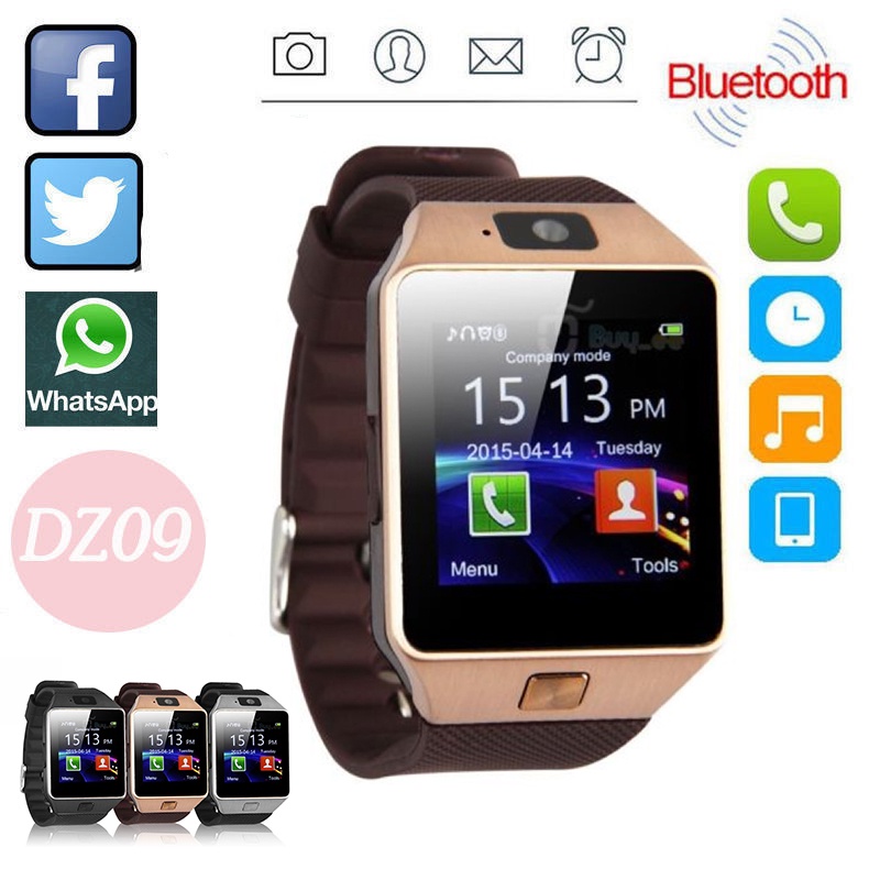 ⌚Cá Tuyết⌚Đồng Hồ Thông Minh DZ09 Hỗ Trợ Thẻ SIM Kết Nối Bluetooth