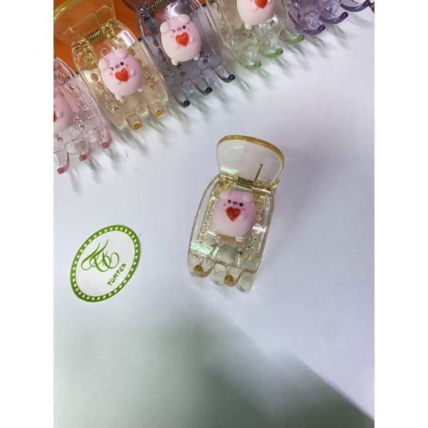 KẸP CÀNG CUA trong suốt nhiều màu chắc chắn chất liệu nhựa