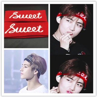 Băng đô đỏ sweet v bts