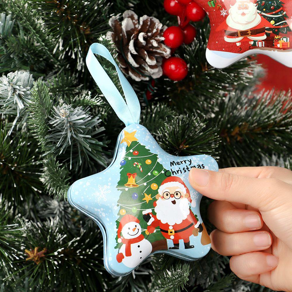 UUMIR Hộp pentagram tự làm năm trang trí nội thất quà tặng bao bì nguồn cung cấp bữa tiệc xmas trang trí kẹo chứa