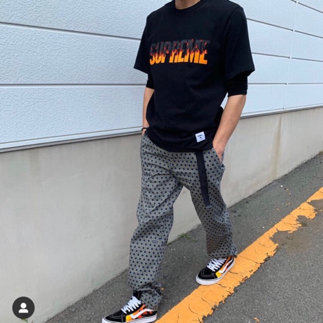 supreme flame tee
