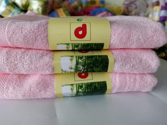 Combo  khăn tắm sợi tre xuất Nhật và khăn lau đầu