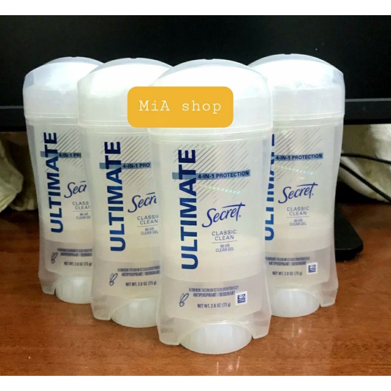 Gel lăn khử mùi Secret Ultimate Classic Clean 73g