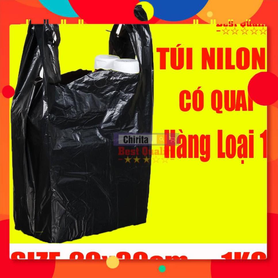 1KG Túi Nilon Size 20x30cm - Bao Nylon Đựng Hàng Có Quai - Chất Lượng Tốt