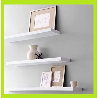 Kệ treo tường gỗ mđf 40x15cm