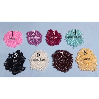 Hạt cườm - ngọc trai trang trí - túi 100g