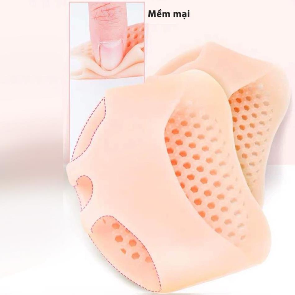 2 Lót giày cao su tổ ong bàn chân trước HICKIES LACING SYSTEM, mềm và thoáng khí chống chai bàn chân