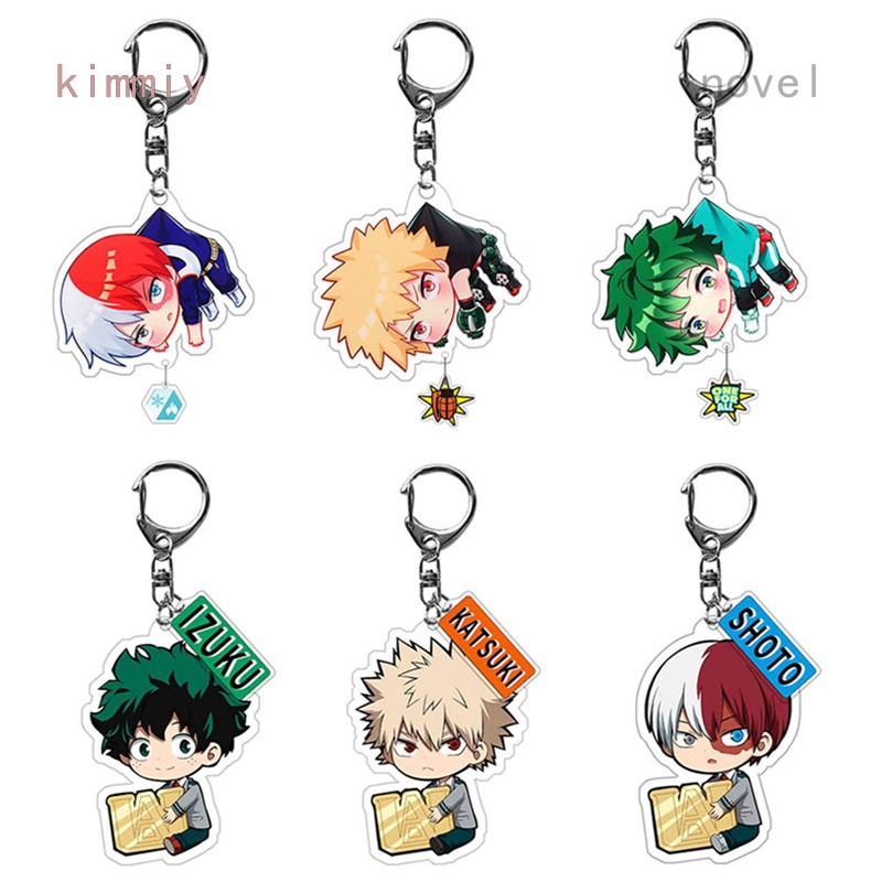 Móc Khóa Hình Nhân Vật Todoroki Shoto Midoriya Lzuku Trong My Hero Academia