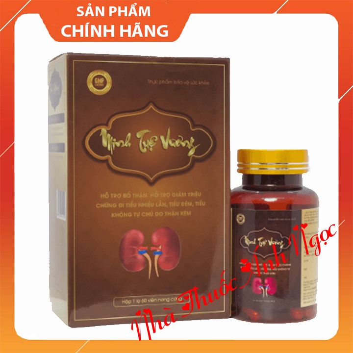 Viên tiểu đêm Minh Tuệ Vương hỗ trợ giảm triệu chứng đi tiểu nhiều lần, tiểu đêm, tiểu không tự chủ do thận kém