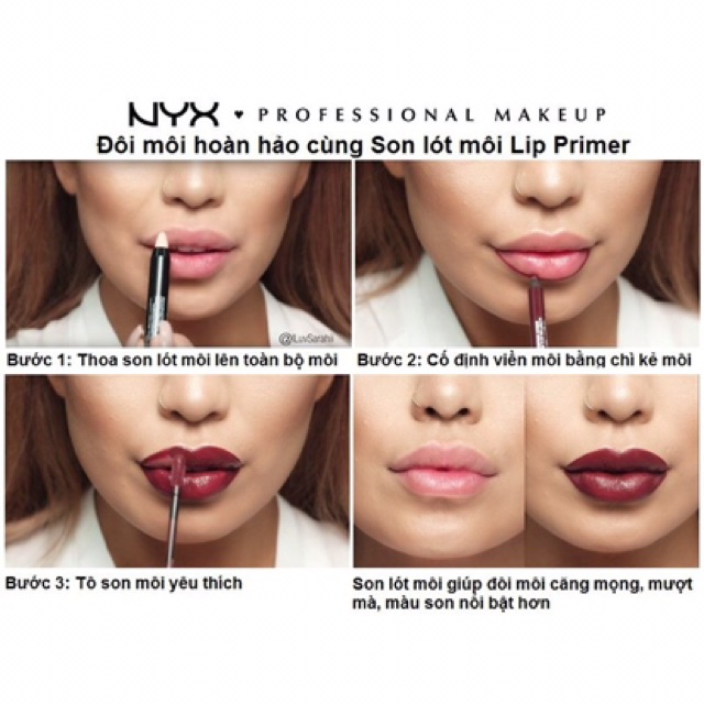 Kem lót che khuyết điểm cho môi NYX Lip Primer 2 in 1