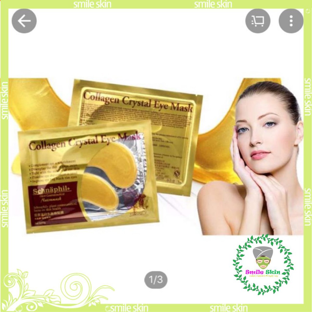 Mặt nạ đắp mắt collagen