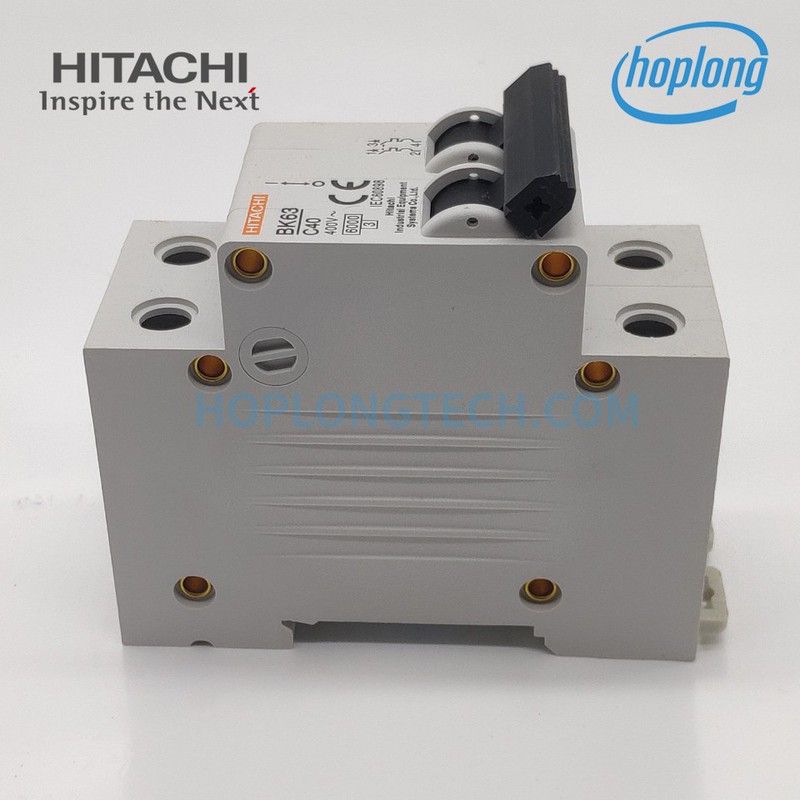 BK-63 2P 40A Cầu dao tự động Aptomat HITACHI loại 2 pha 40A dòng cắt 6kA