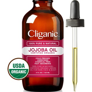 Tinh dầu Jojoba Organic Cliganic nguyên chất 100% 120ml