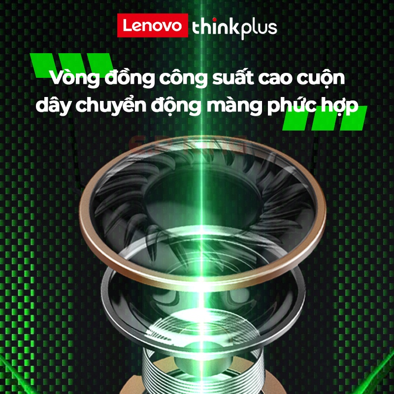 Lenovo XT81 Gaming Tai nghe không dây Bluetooth chính hãng có micrô dành cho chơi game HD Độ trễ thấp