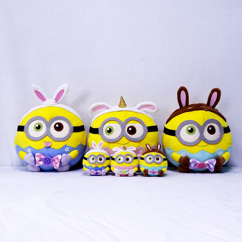 Thú Nhồi Bông Hình Minions Mặc Đồ Dễ Thương Cho Bé