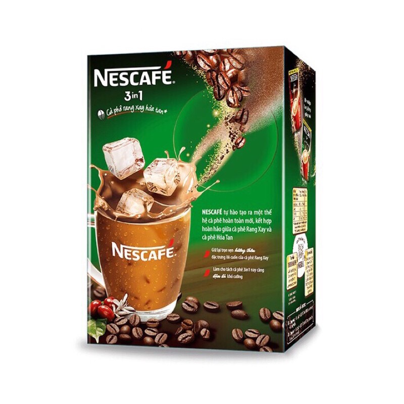NesCafe - Cà phê rang xay hoà tan 3in1 (đậm vị cà phê) hộp (20 gói x 17g) | BigBuy360 - bigbuy360.vn