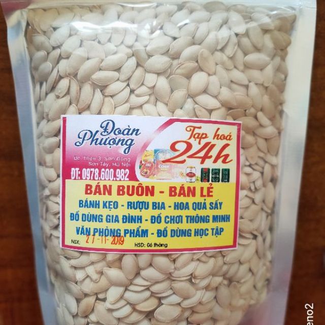 Compo 20 kg hạt bí rang tay cho khách sỉ