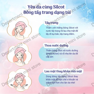Bông tẩy trang Silcot Unicharm cao cấp
