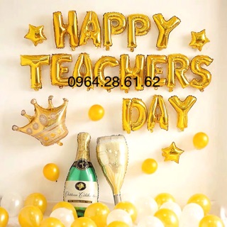 Sét bóng trang trí lớp học ngày 20-11