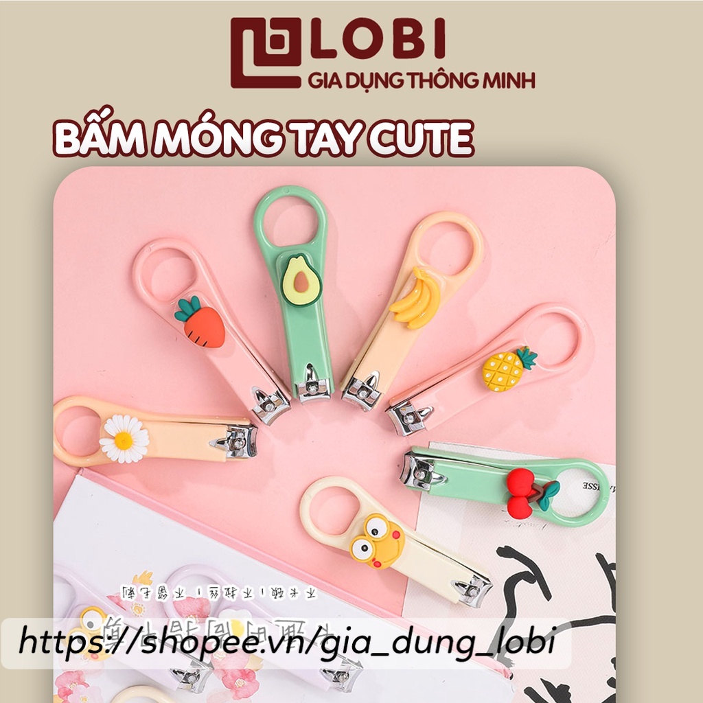 Bấm móng tay chân hoạ tiết đáng yêu xinh xắn