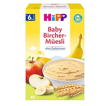 Ngũ cốc cháo sữa, hạt ngũ nhi hữu cơ ăn dặm Hipp nội địa Đức