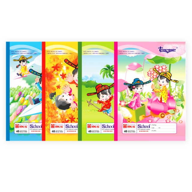 Vở Ô ly Trạng Nguyên Hồng Hà 48 trang