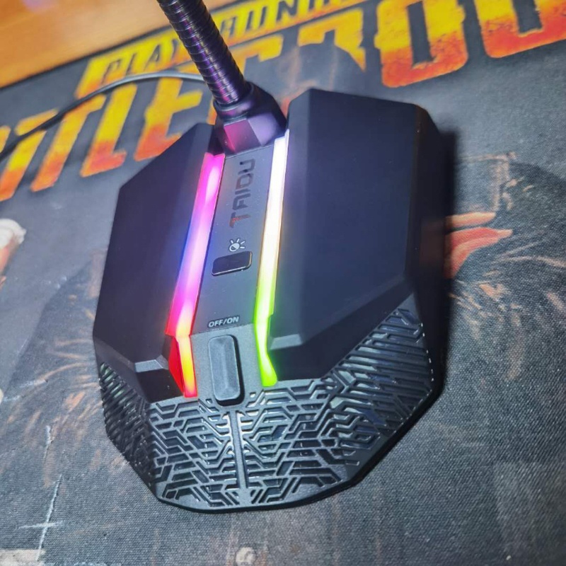 Thẻ Âm Thanh RGB USB Chất Lượng Cao Kèm MIC Cho Máy Tính