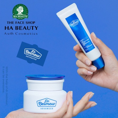 Kem dưỡng ẩm phục hồi chống lão hóa sáng da ngừa mụn The Face Shop Dr Belmeur Advanced Cica Recovery Cream Tuýp 60ml