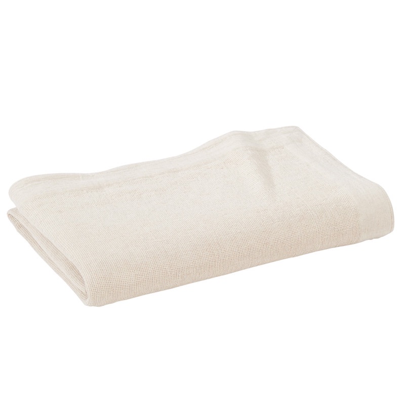 Muji Tấm Phủ Đa Năng Cotton Linen Waffle - Ecru, S