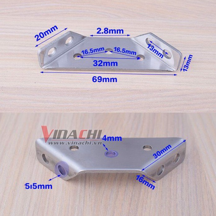 BASS KE GÓC VUÔNG -bass được thiết để: kết nối thành phần ván, pát đỡ ke vuông, đỡ kệ..v giá 1 chiếc