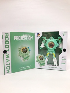 Đồng hồ điện tử trẻ em Robot 2in1