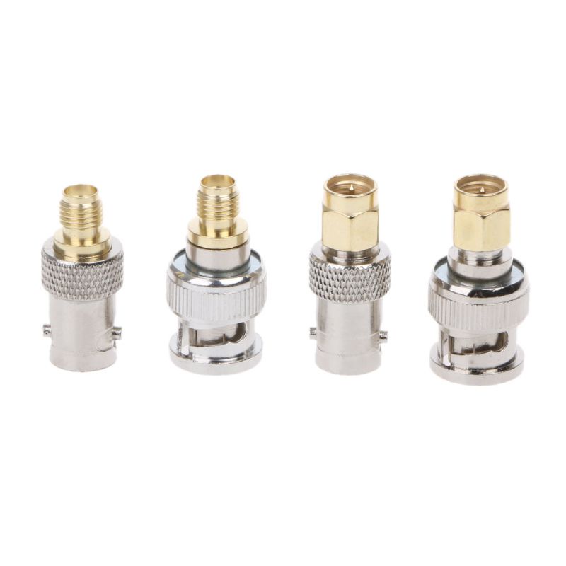 Set 4 Đầu Nối Chuyển Đổi BNC Sang SMA Chuyên Dụng