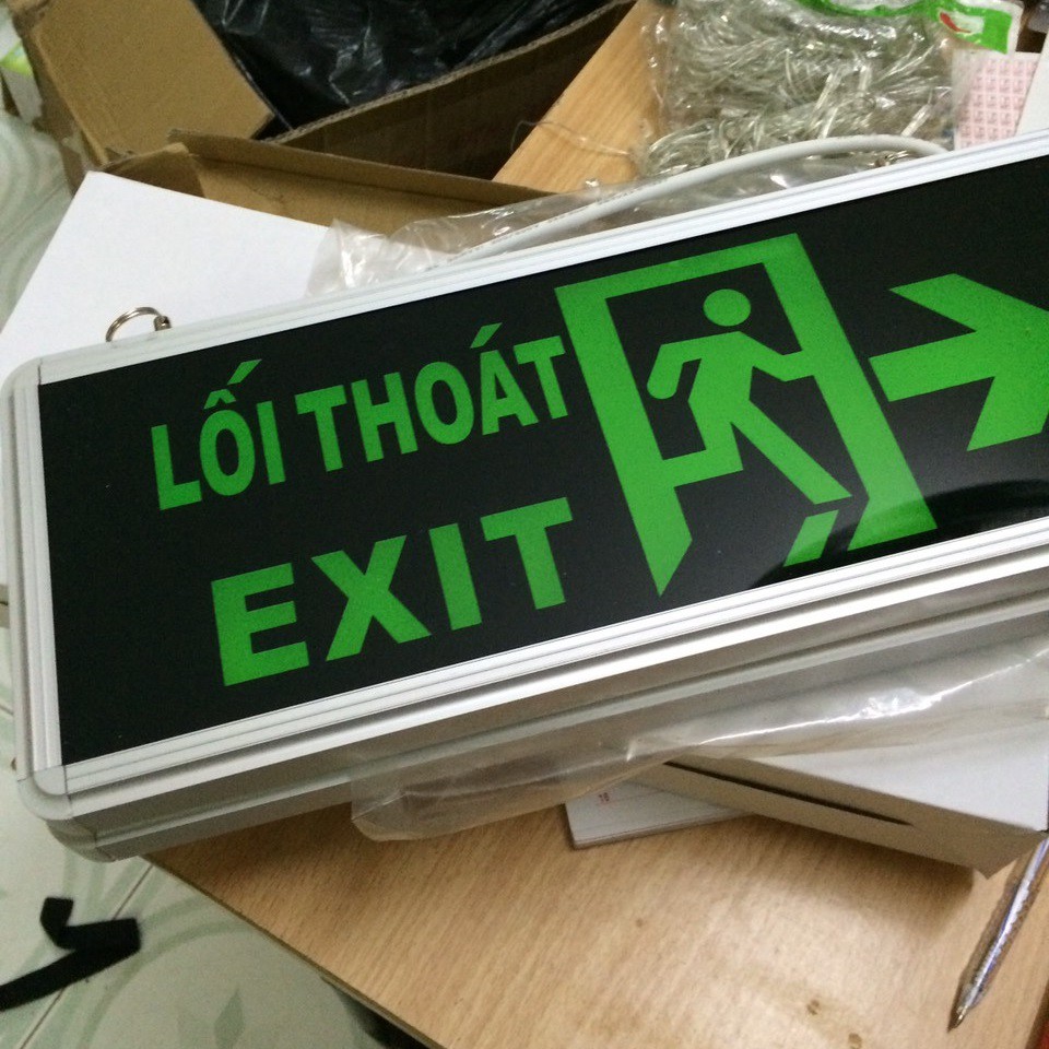 [Chính Hãng] Đèn EXIT lối thoát, LED 1 mặt, 2 mặt