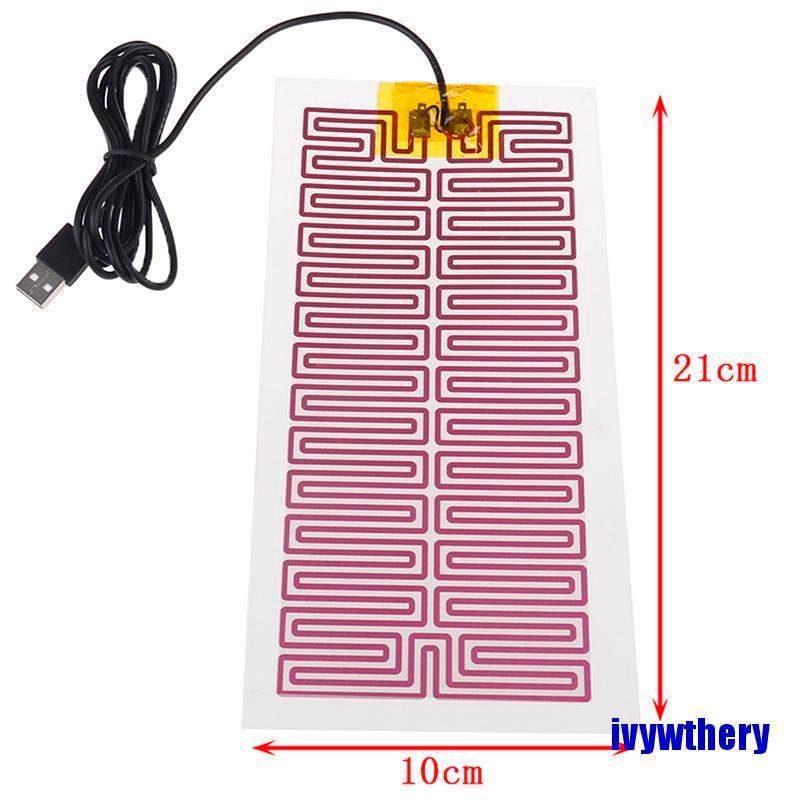 (Hàng Mới Về) 1 X Usb 5v 10cm X 21cm Sưởi Ấm Thắt Lưng Vào Mùa Đông