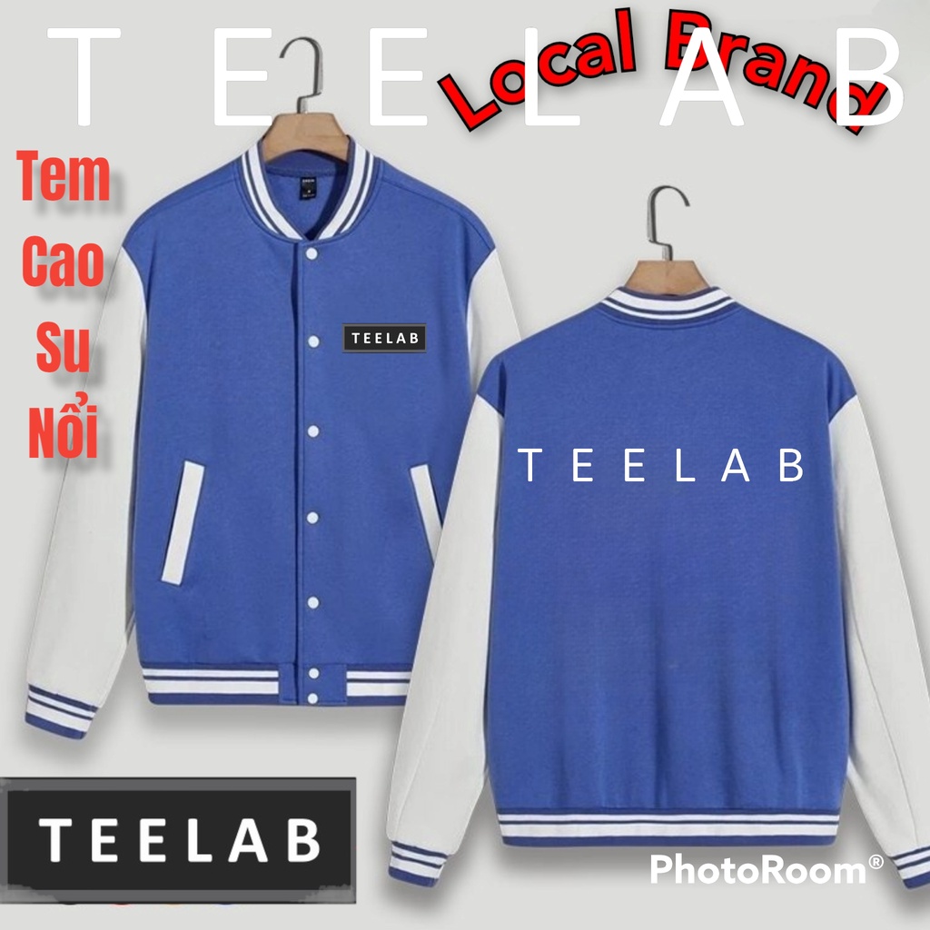 👉💥 Áo khoác TEELAB jacket Bomber Nỉ Bông unisex - Áo khoác Ullzang Basic có form rộng XL