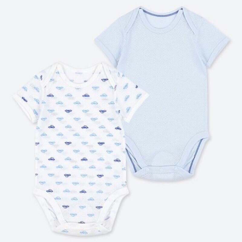 Bộ liền thân body uniqlo thông hơi cho bé trai bé gái