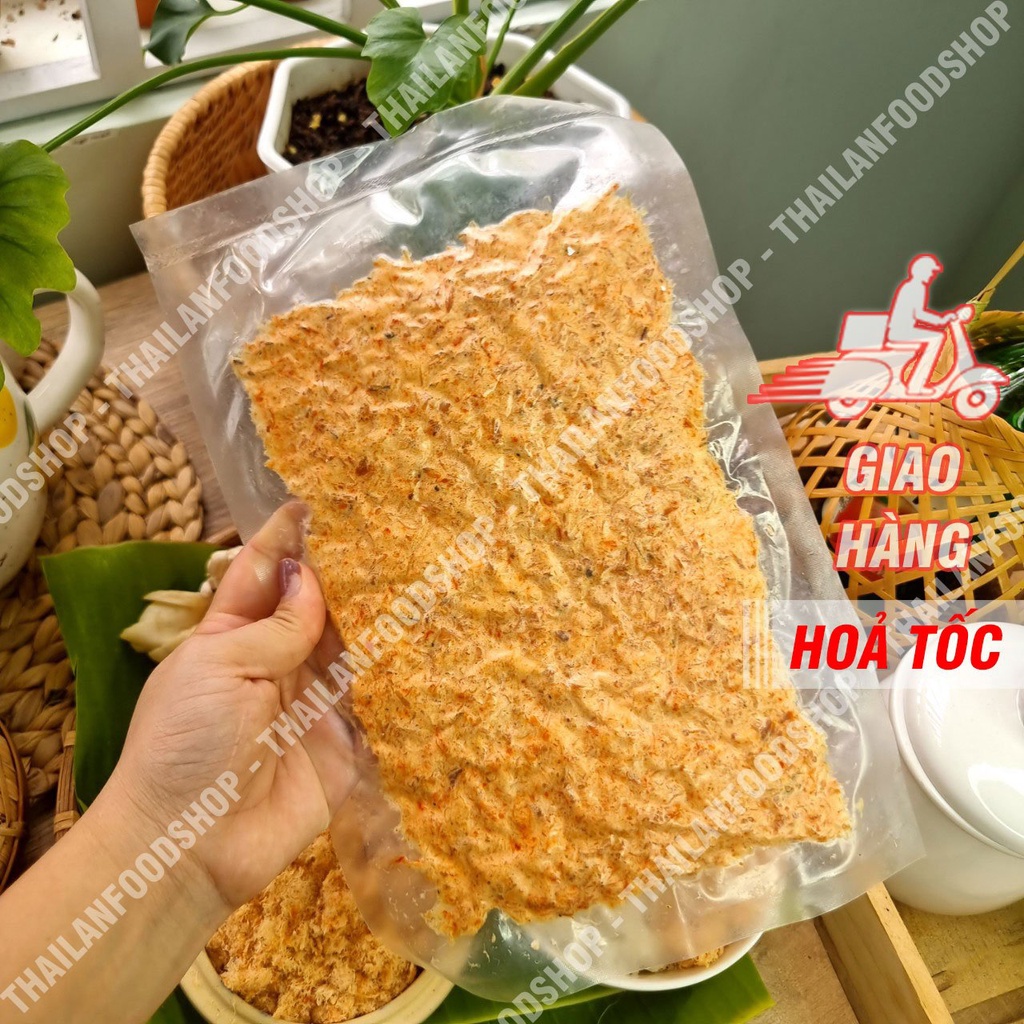 Chà Bông Tôm (Ruốc Tôm) Túi 100Gram (Hút Chân Không) - 100% Thịt Tôm