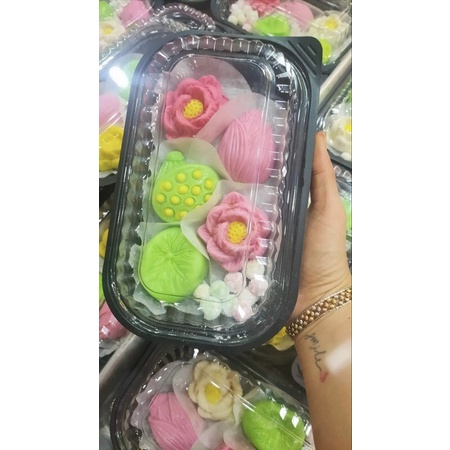 Sét 4 khuôn silicon sen làm trôi/ chè nghệ thuật