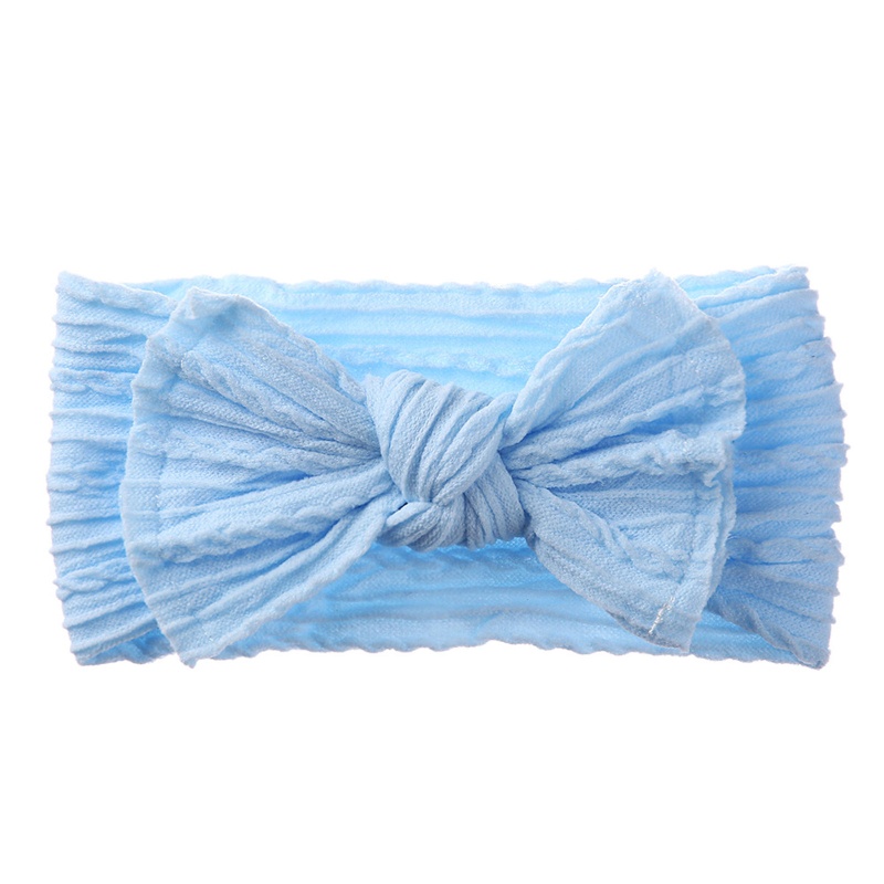 1 Băng Đô Thắt Nơ Bằng Nylon Mềm Co Giãn Cho Bé Gái Sơ Sinh