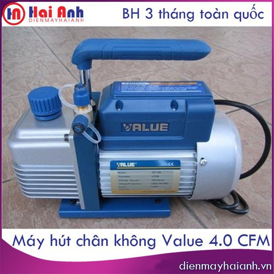 Bơm hút chân không- Bơm hút chân không điện lạnh Value 4.0 CFM - VE135N chính hãng, độ bền cao