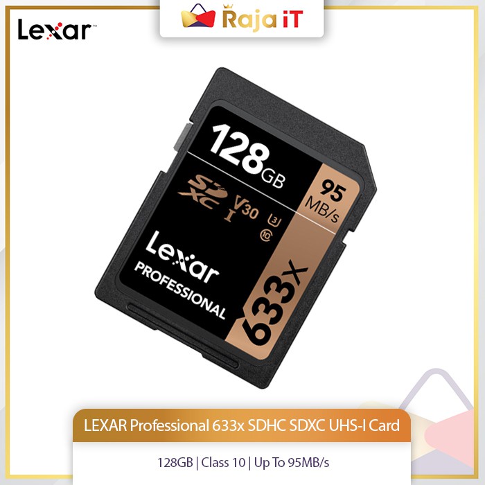 Thẻ Nhớ Chuyên Nghiệp 633x 128gb Sdhc Sdxc Uhs-i 95mb / S Read To 45mb / S Write | BigBuy360 - bigbuy360.vn