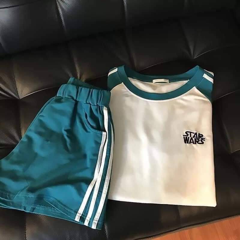 Set Thể Thao Nam Nữ Unisex Quảng Châu Cao Cấp, Bộ Thể Thao Star War Năng Động Thoải Mái