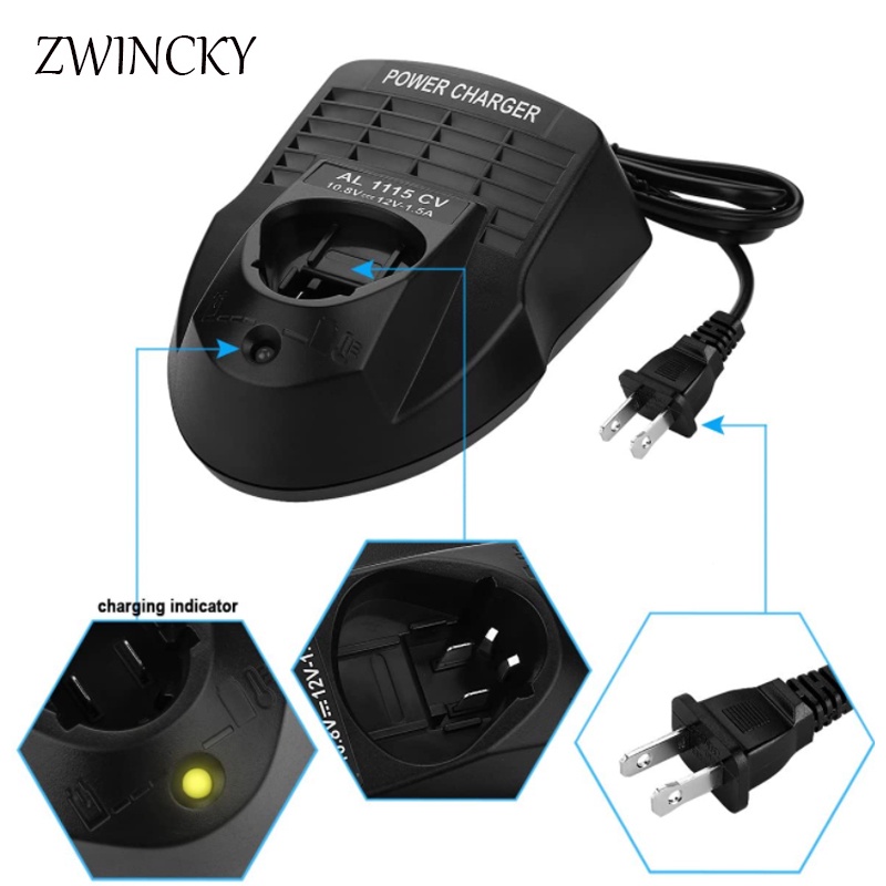 Bộ Sạc Pin Li-ion AL1115CV Cho Máy Khoan Điện Bosch 10.8V / 12V BAT411 BAT412A 2 607 336 013