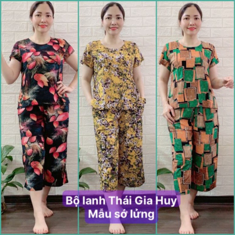 [GIẢM SOCK] 💼🎒Bộ Lanh Đại Sớ Lửng tay hến Gia Huy 💼🎒Đẹp Quá💼🎒 Hàng đẹp