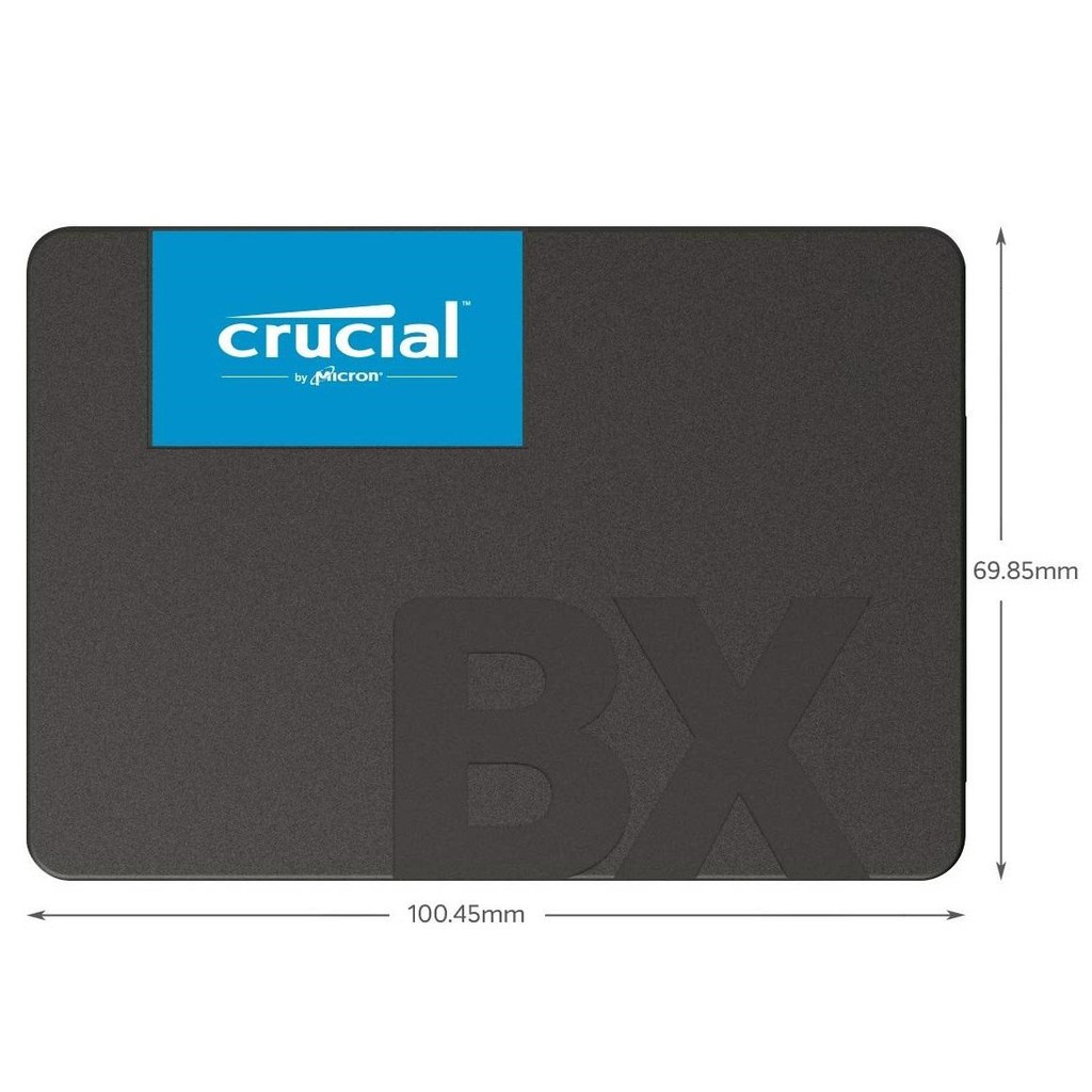 Ổ cứng SSD Crucial BX500 3D NAND SATA III 2.5 inch 480GB R540MB/s W500GB/s (Xanh)
