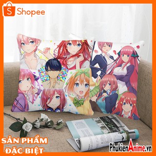 Shop Anime HCM -  Áo gối, bao gối, gối sofa, gối tựa lưng 40x40 in hình Anime Go-Toubun no Hanayome