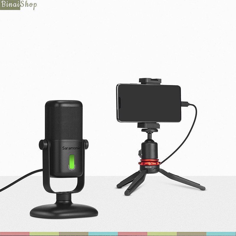 Saramonic SR-MV2000 - Micro Thu Âm Kết Nối USB-A / USB-C Chuyên Dụng Streamer, Podcaster, Youtuber Chuyên Nghiệp