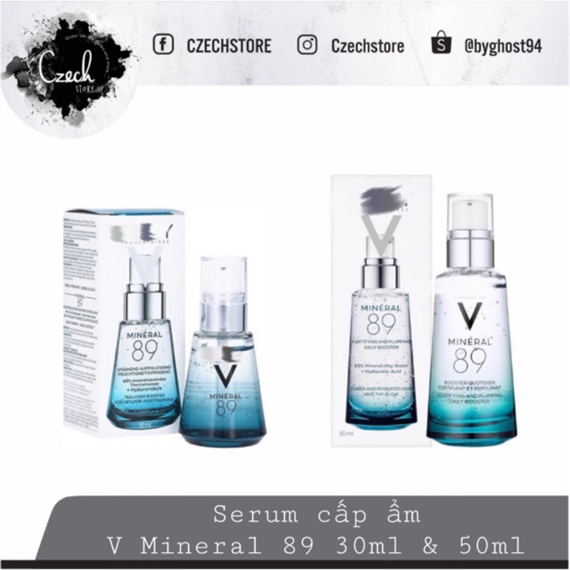 Serum cấp ẩm mineral booster V 89 50ml