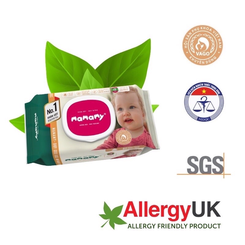 KHĂN ƯỚT MAMAMY 120/100 TỜ CÓ NẮP, KHÔNG MÙI/CÓ MÙI